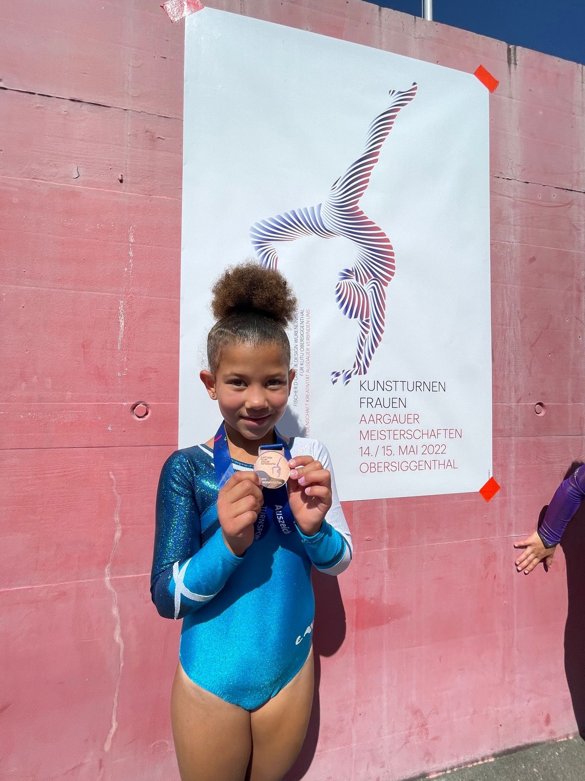 Bronze an den Aargauer Meisterschaften im Kunstturnen, Obersiggenthal, Mai 2022, vor dem Wechsel zum Jiu-Jitsu.